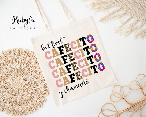 But first caffecito tote