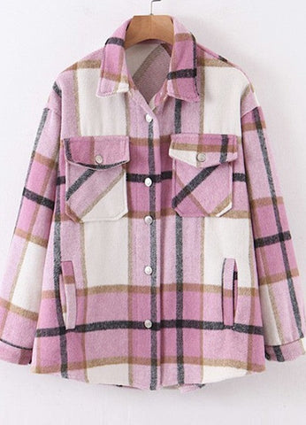 Pink Storm Flannel