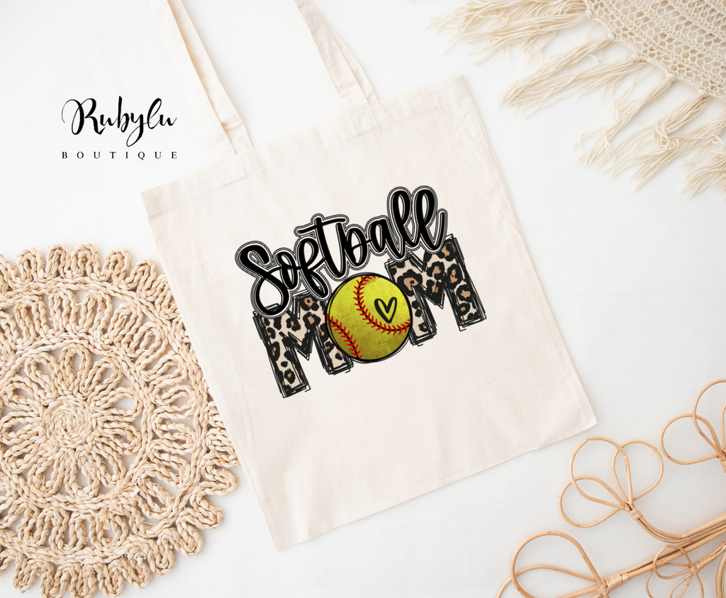 Softball Mom Tote Rubylu Boutique